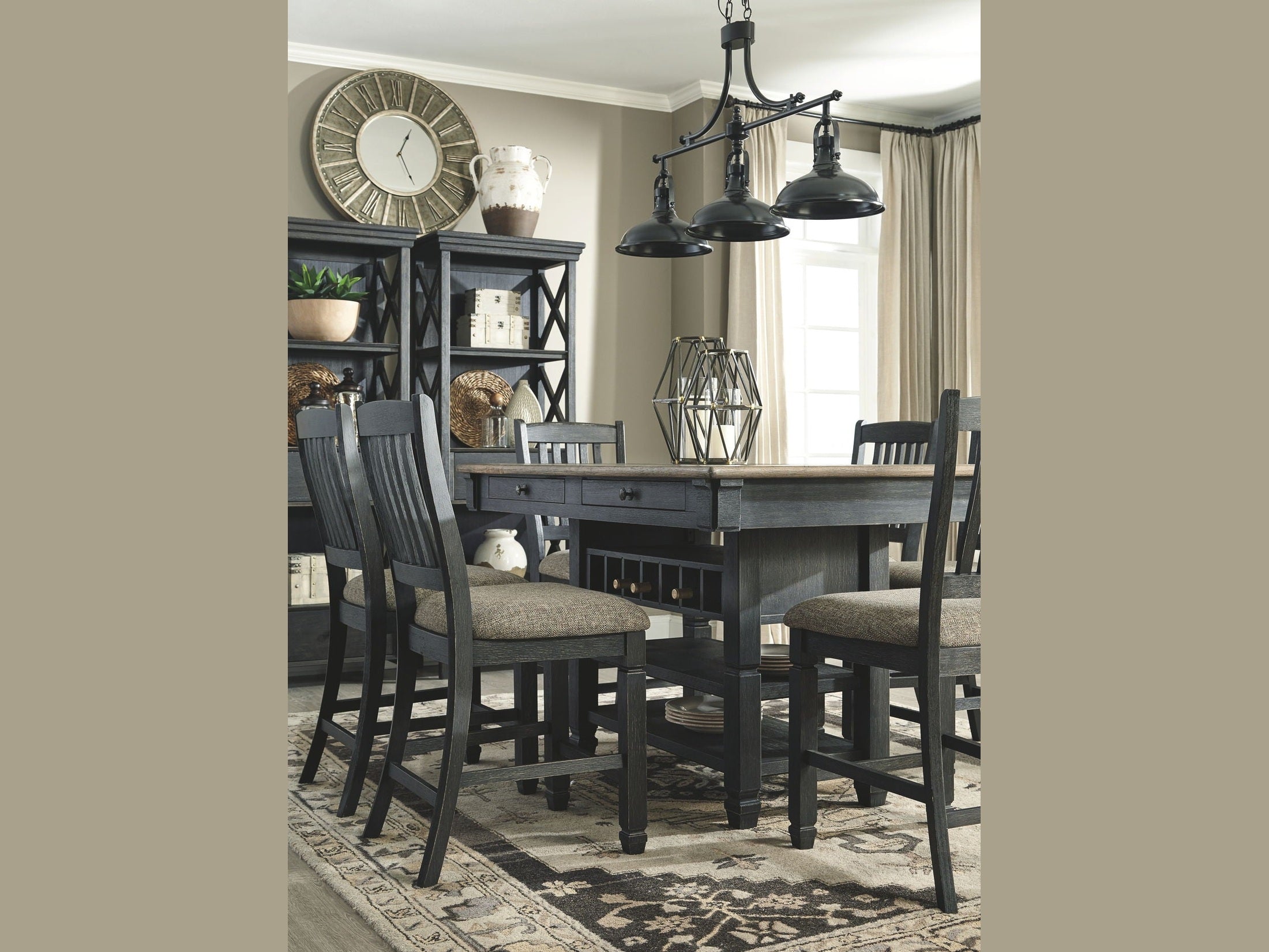 Tyler Creek - Counter Height Table Set