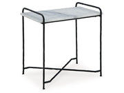 Ashber - Accent Table - White / Black