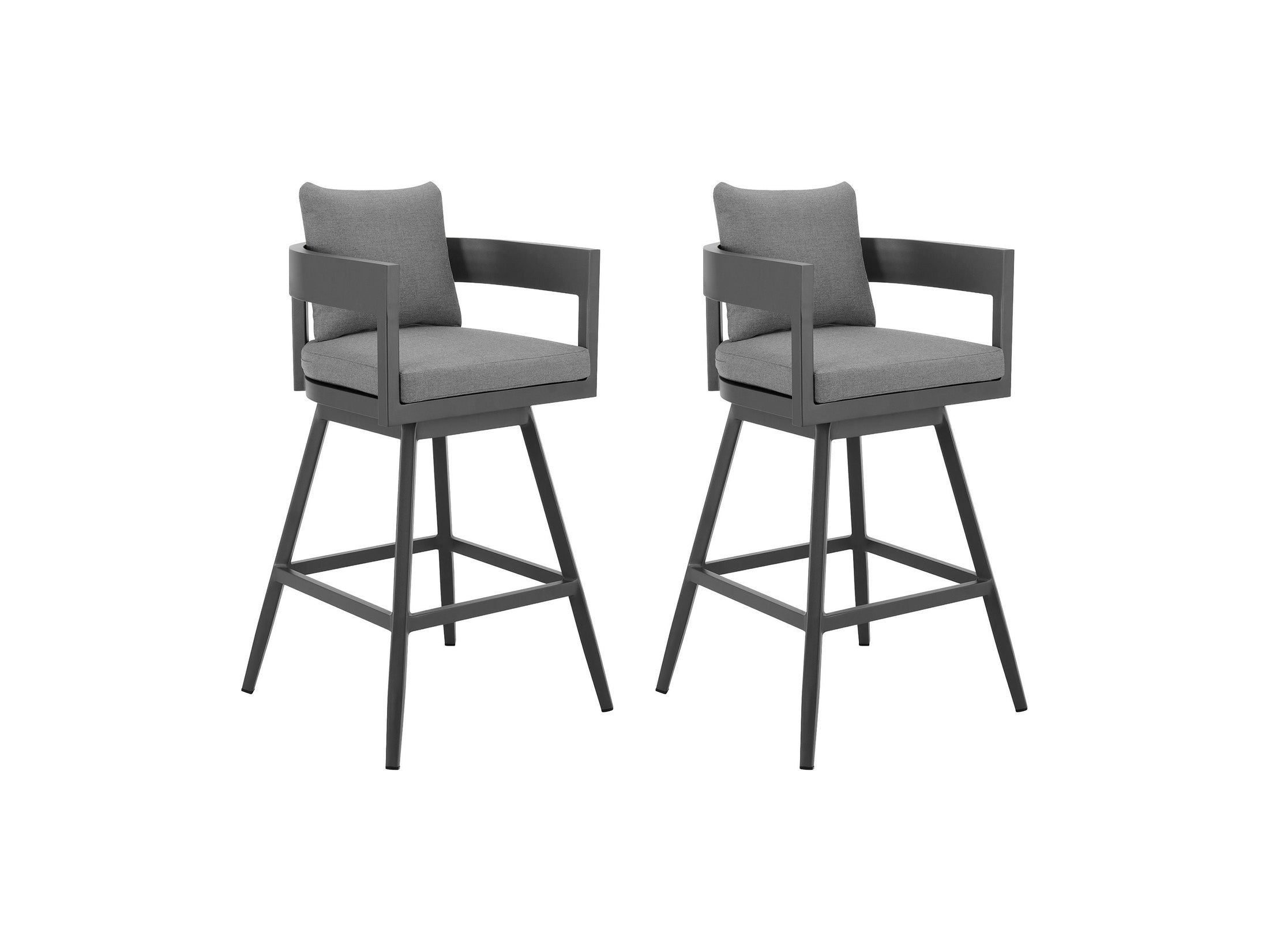 Menorca - Outdoor Patio Swivel Bar Stool Set