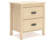 Cabinella - Two Drawer Night Stand - Tan