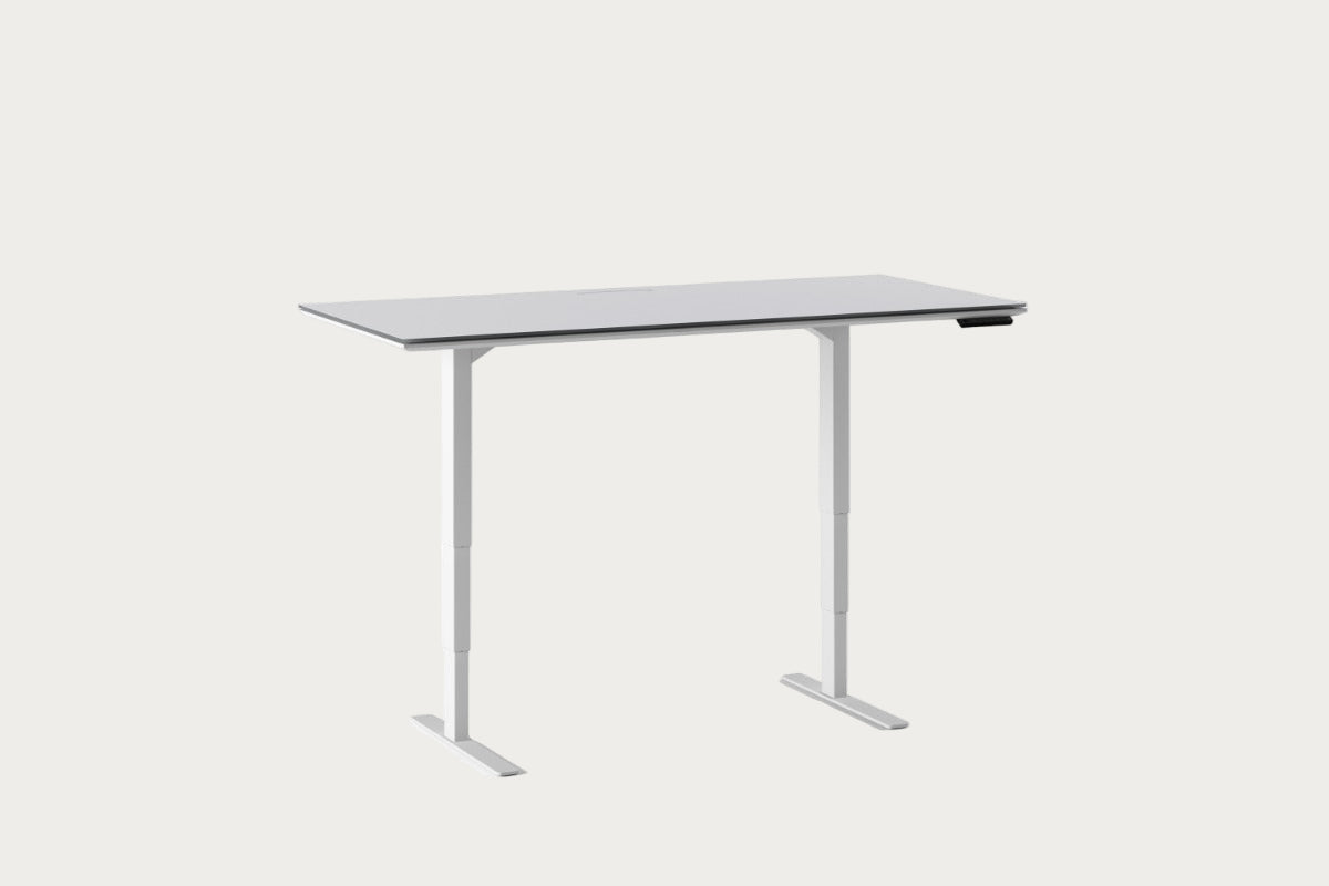 Centro 6452-2 lift office desk at the topest level