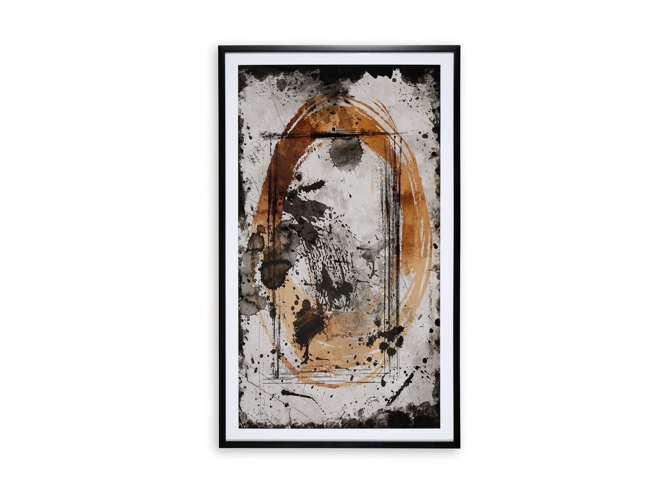 Clefting - Wall Art - Black / Caramel / Tan