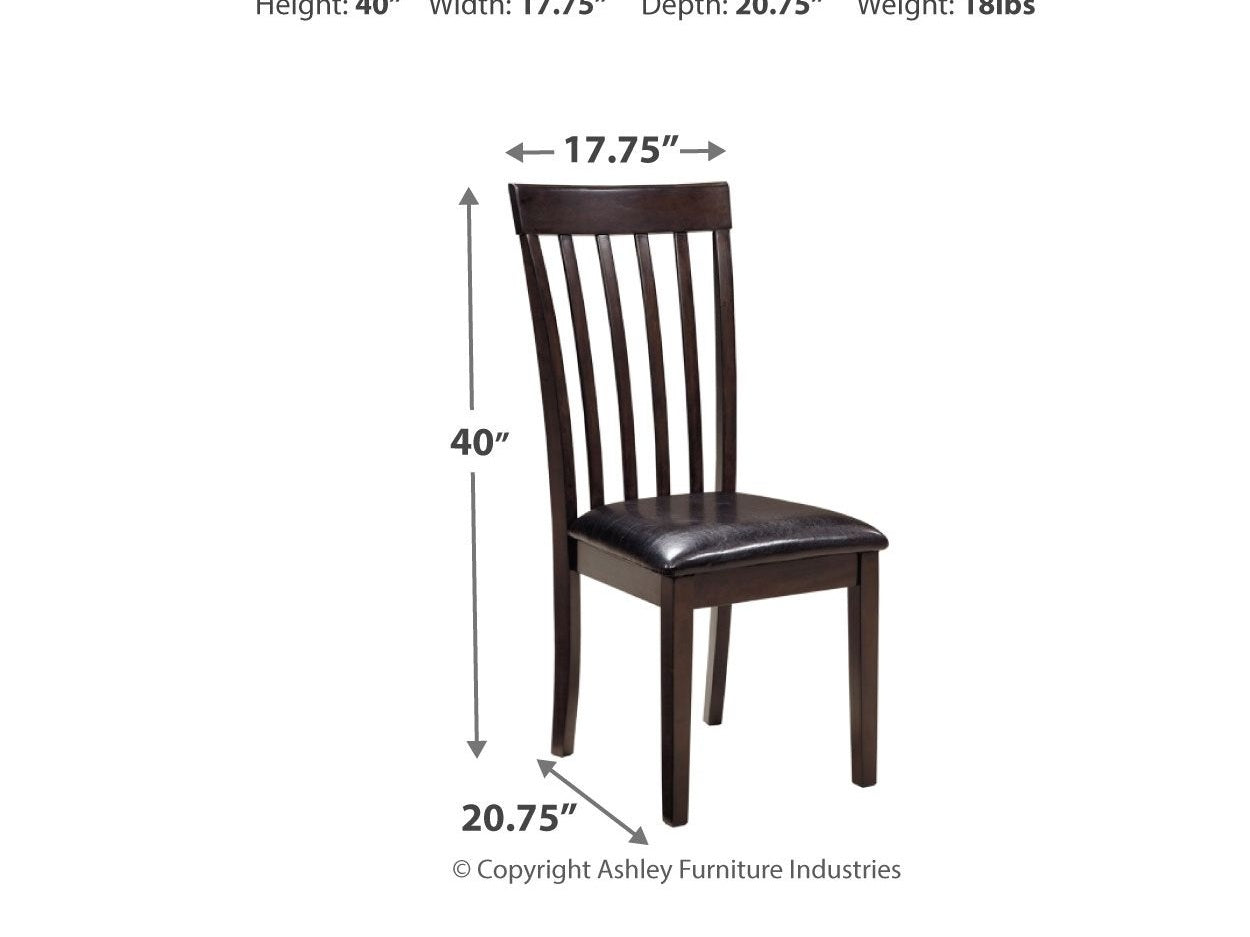 Hammis - Dining UPH Side Chair (Set of 2) - Dark Brown