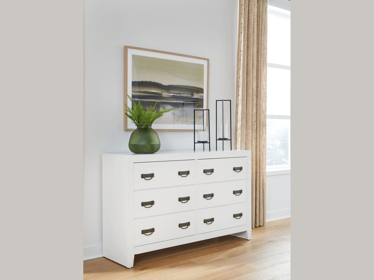 Binterglen - Dresser - White