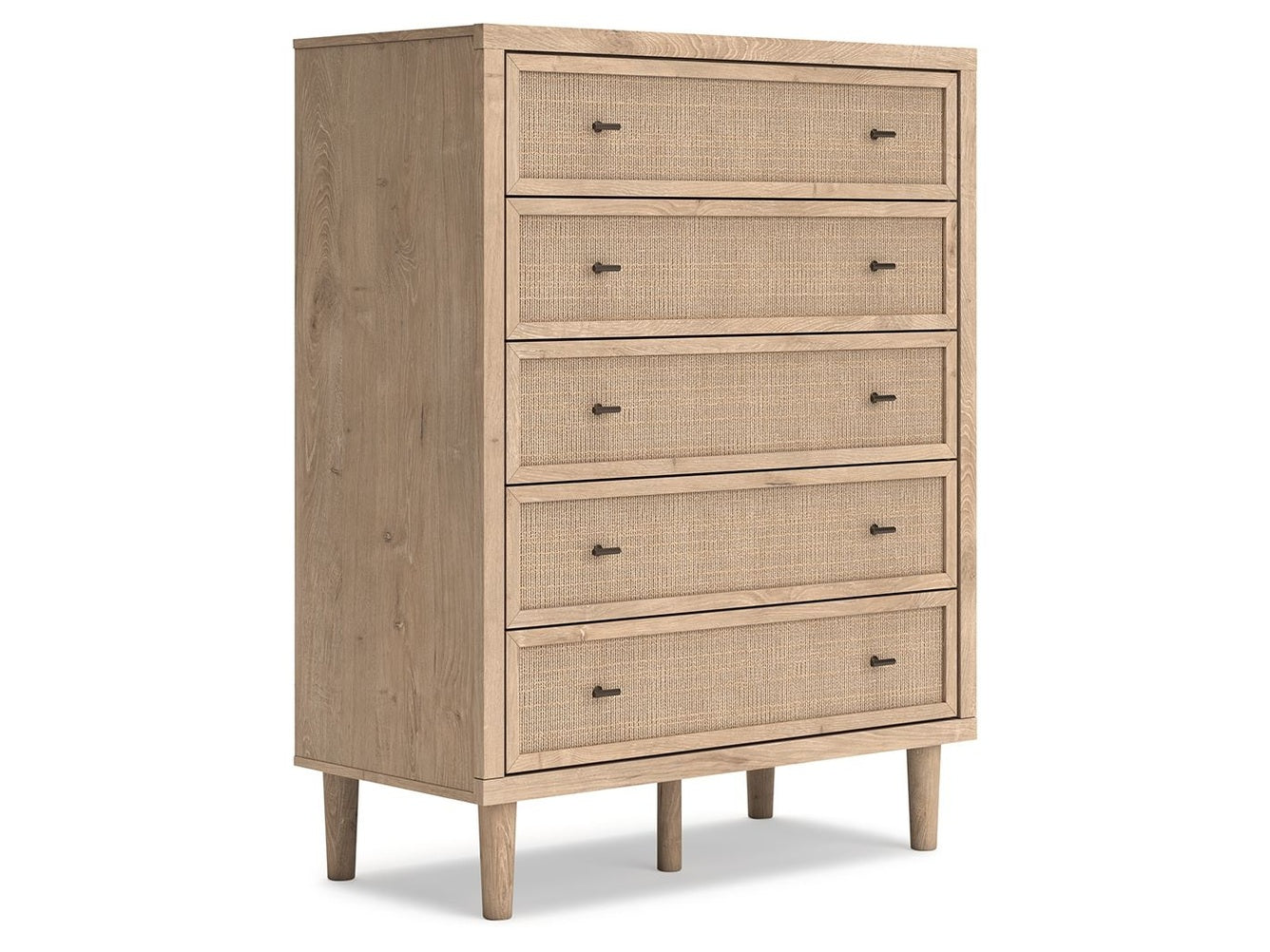 Cielden - Five Drawer Wide Chest - Two-Tone