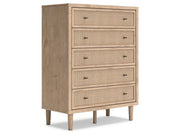 Cielden - Five Drawer Wide Chest - Two-Tone