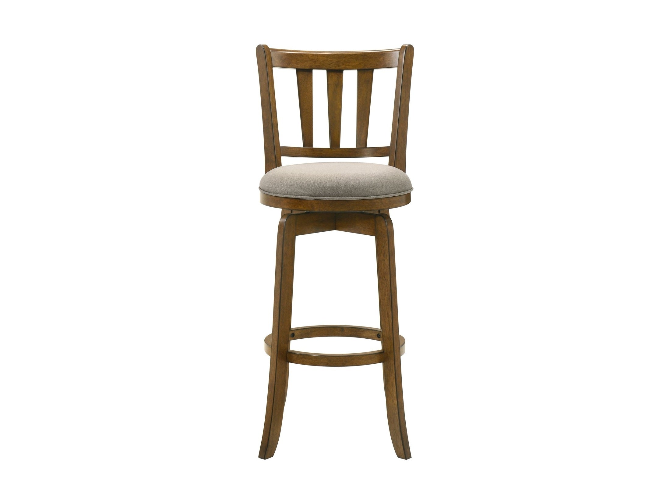 Wren - Modern Farmhouse Swivel Wood Bar Height Kitchen Bar Stool