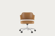 Circa 3581 leather office chair with a white background.