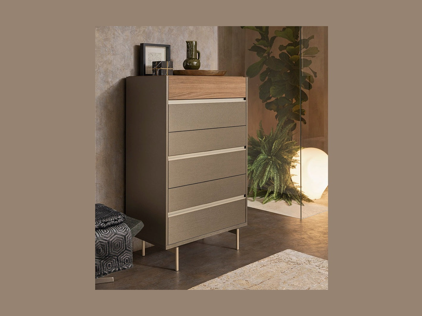 City Life Modern 6-Drawer Chest