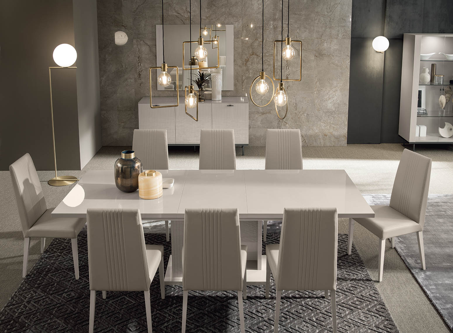 Claire 77" Extendable Dining Table