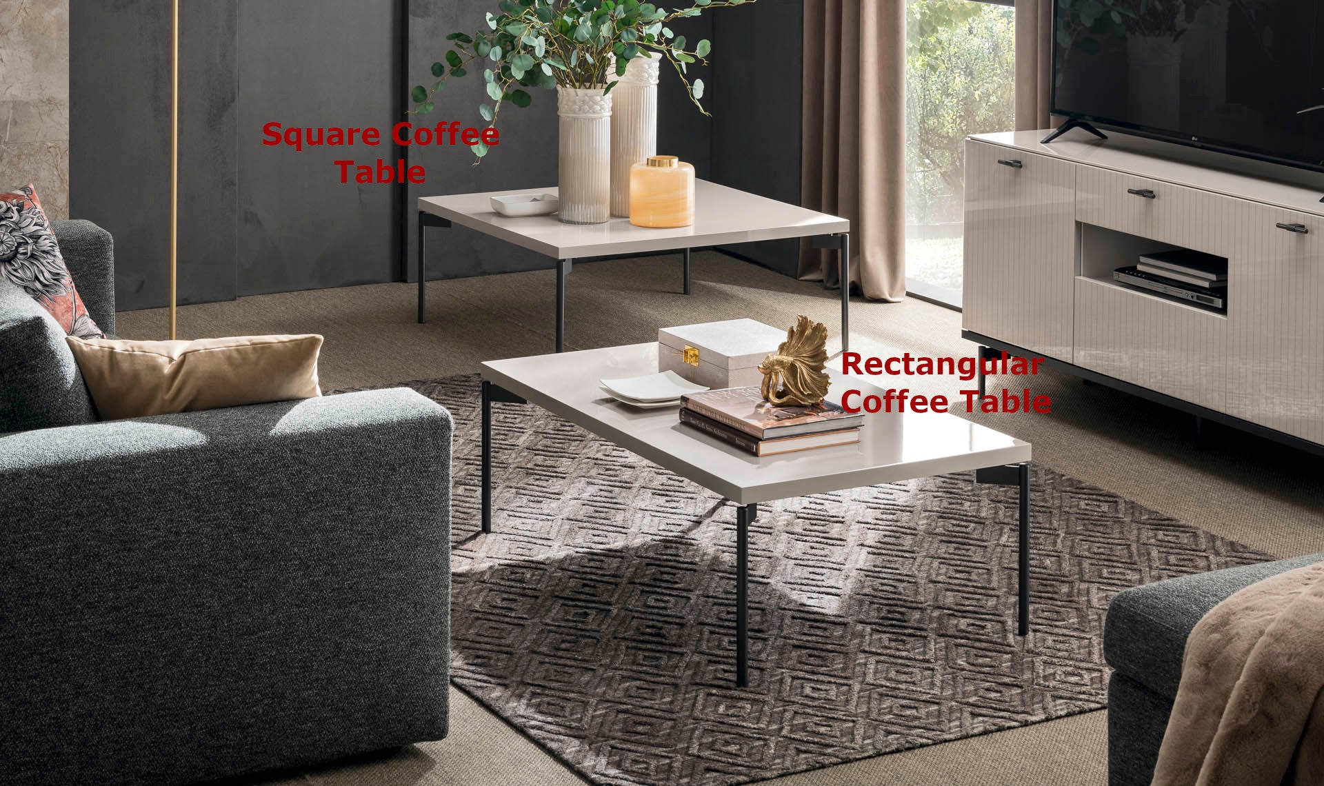 Claire Rectangular Coffee Table | ALF (+) DA FRE