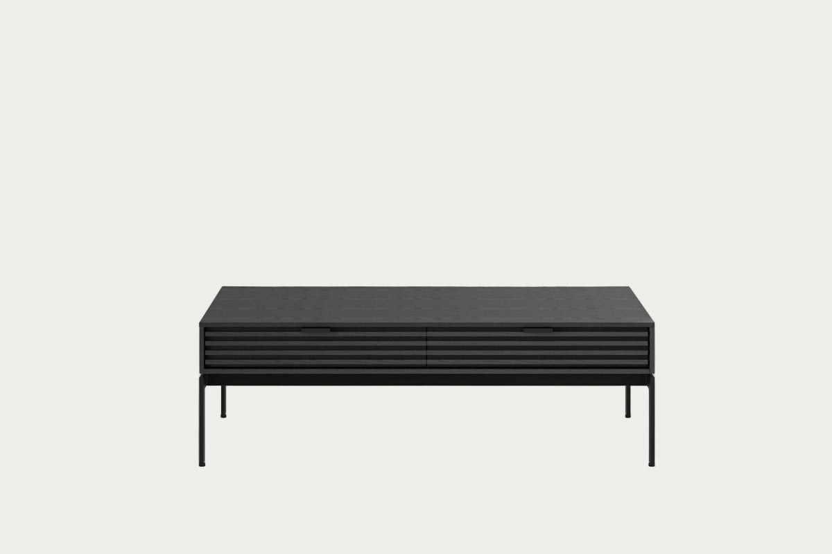 Cora 1172 Coffee Table in ebonized ash finish