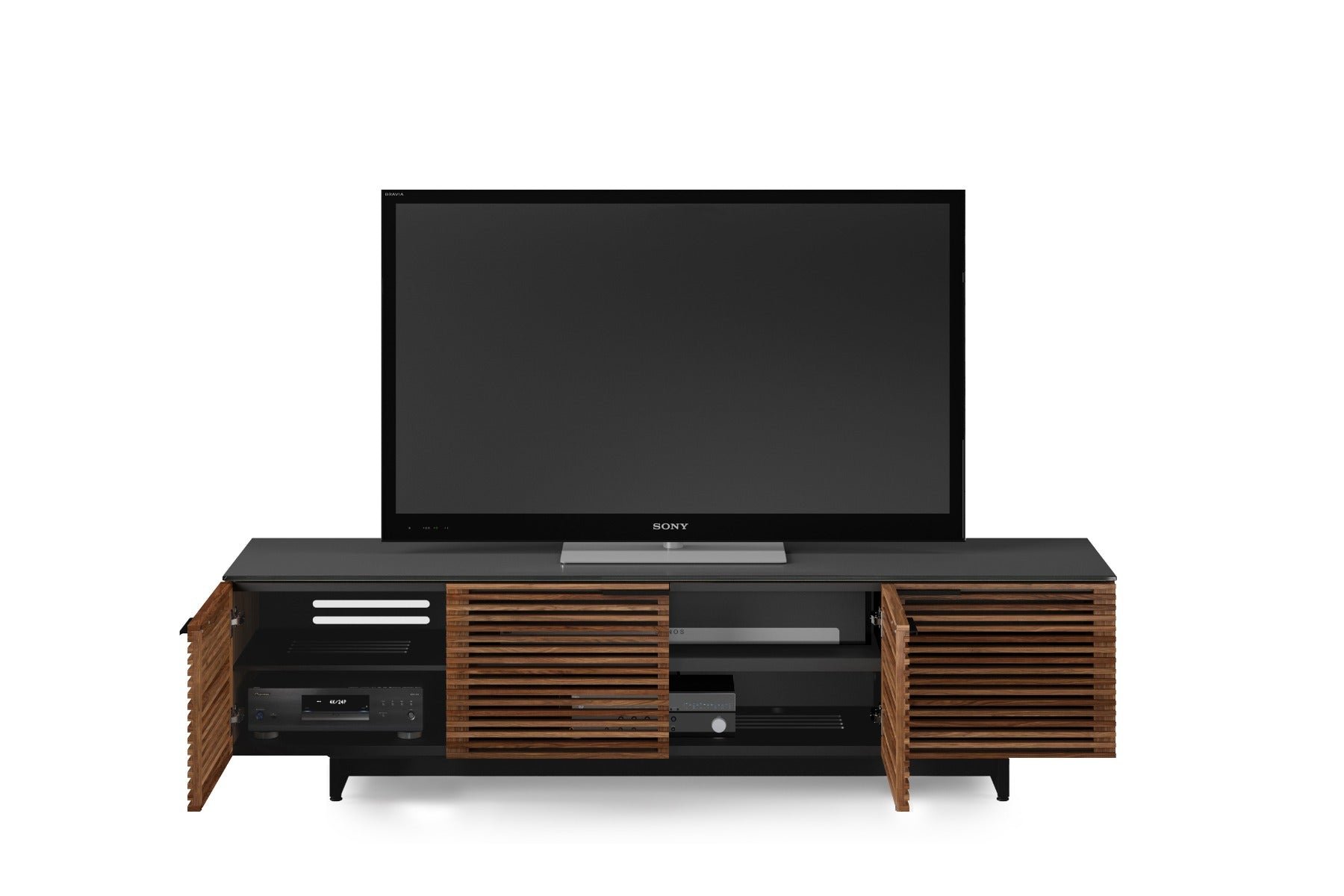 BDI Corridor 8173 Media Cabinet, Natural Walnut