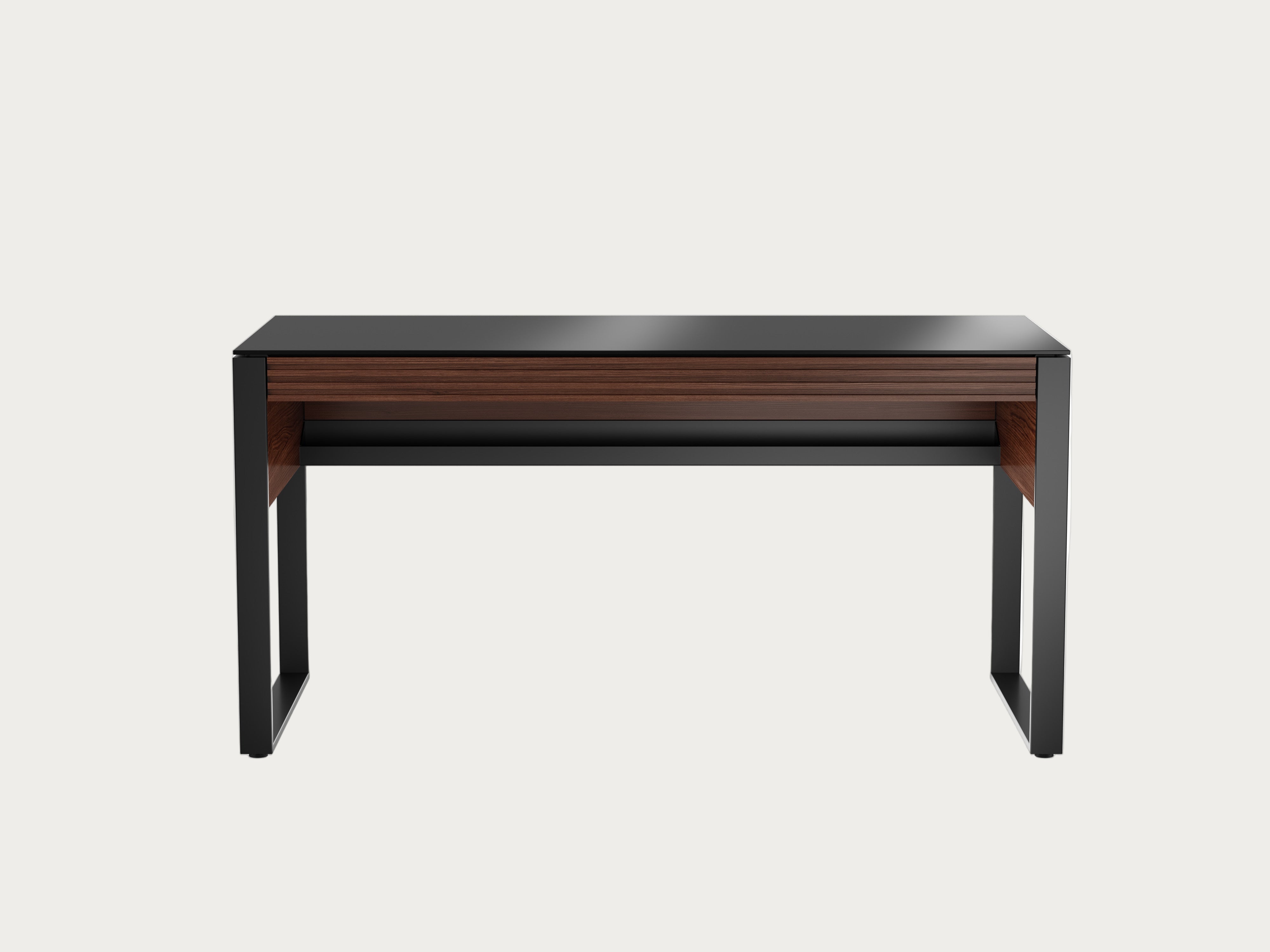 Corridor 6501 desk in chocolate-stained walnut finish