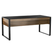 BDI Corridor 6521 Officew Desk, Natural Walnut