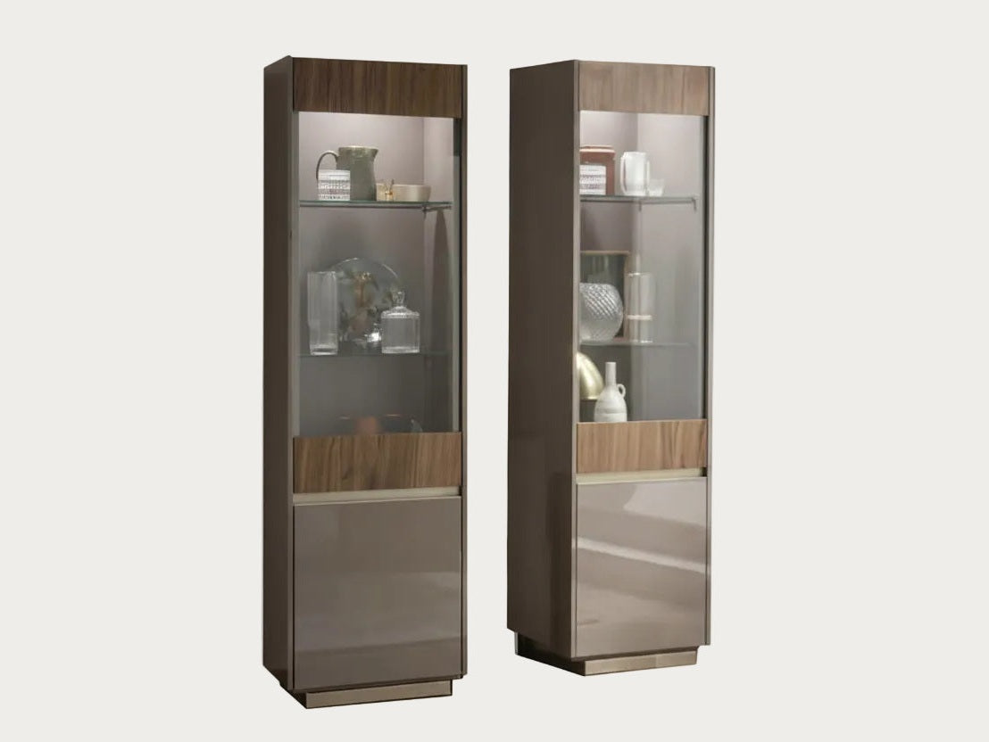 Corso Como 1-Door Curio Cabinet, Right