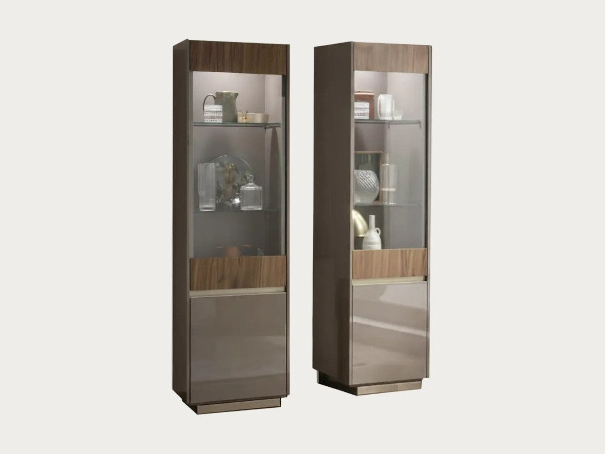 Corso Como 1-Door Curio Cabinet, Right