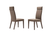 Corso Como: two brown chairs on a white background