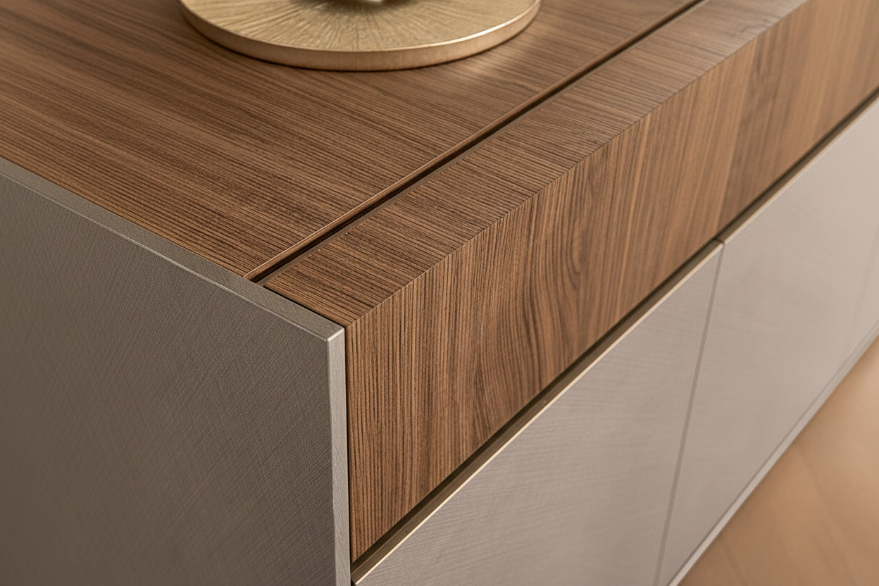 Corso Como sideboard finish details.