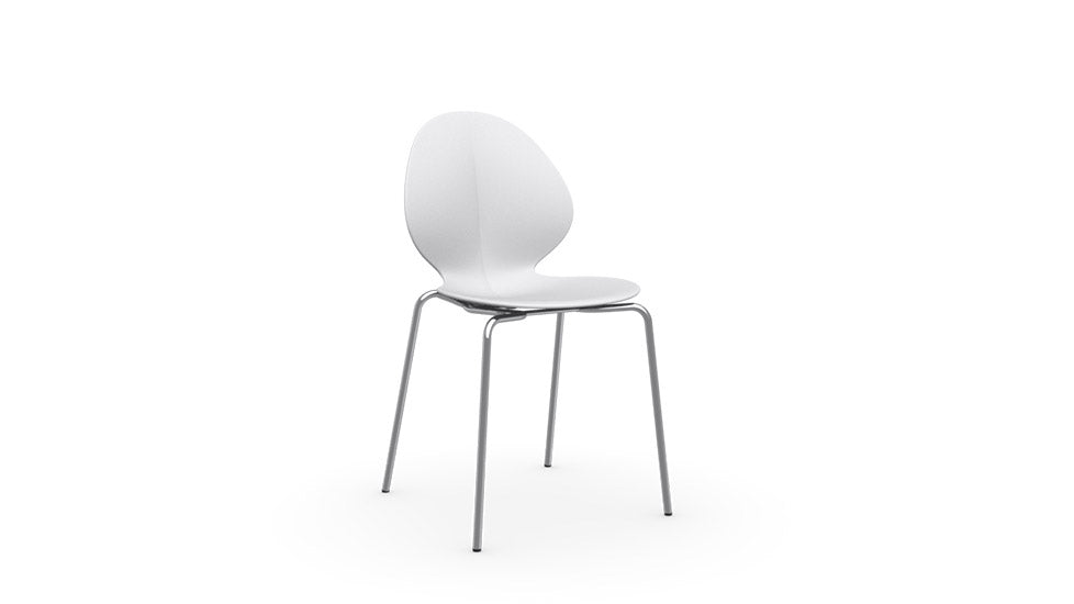 Calligaris Basil Stackable Chair, In Mixed Materials