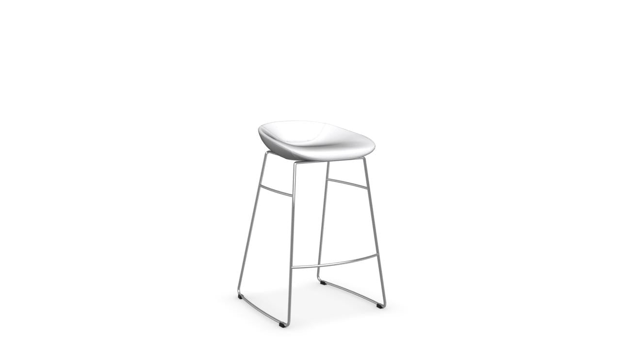 Calligaris Palm Upholstered Stool