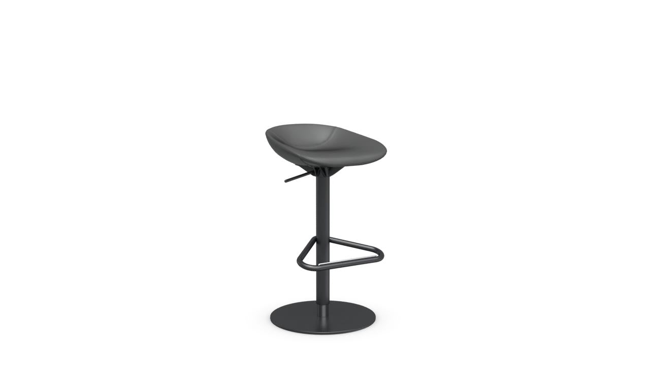 Calligaris Palm Upholstered Stool, Swivel