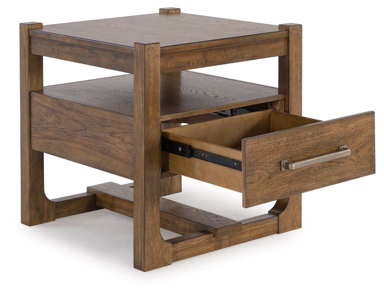 Cabalynn - Square End Table - Light Brown