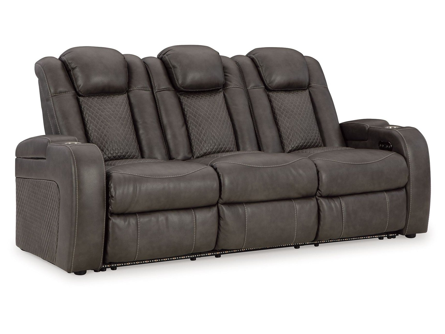 Fyne-dyme - Power Reclining Sofa With Adj Headrest