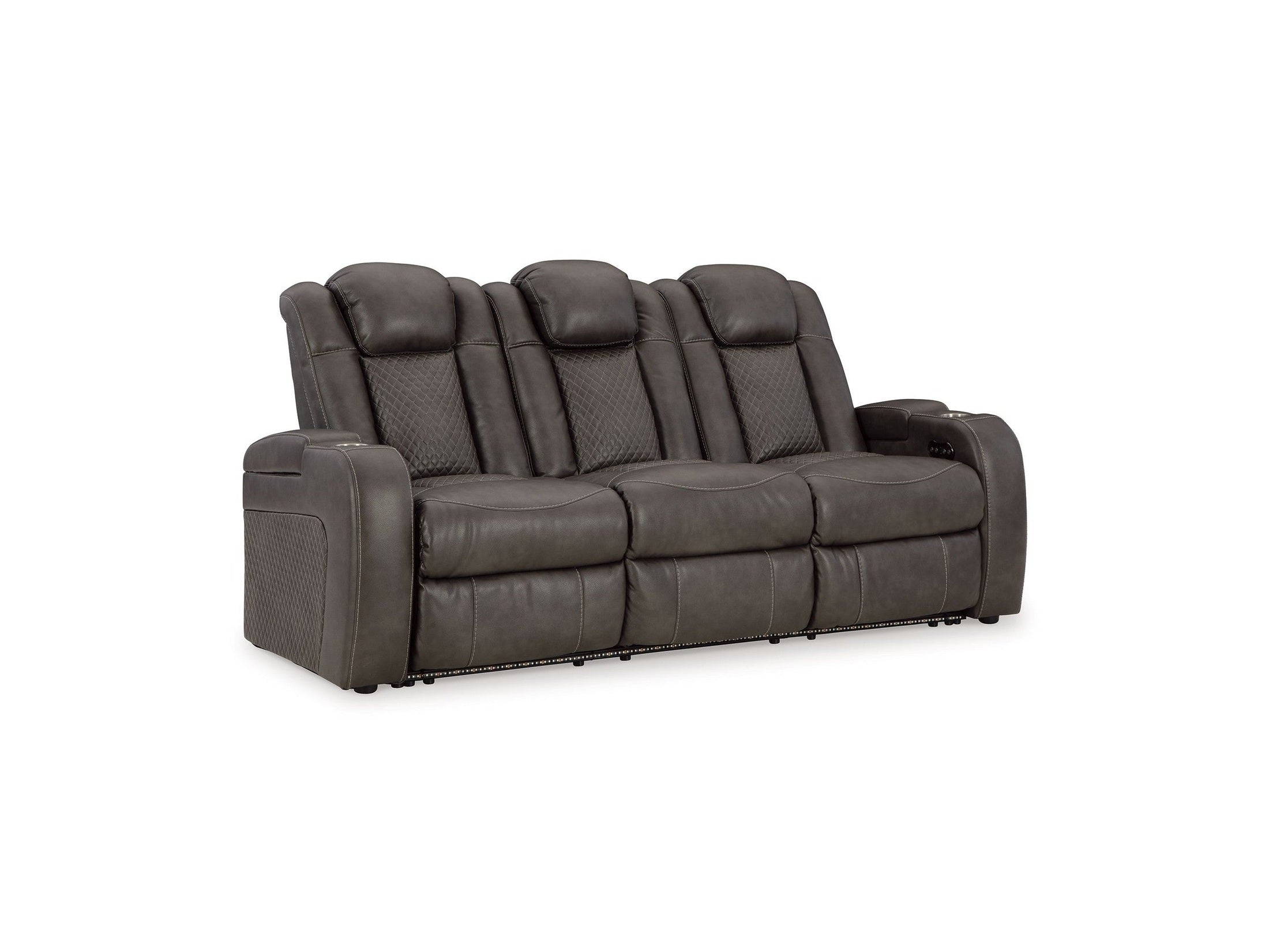 Fyne-dyme - Power Reclining Sofa With Adj Headrest