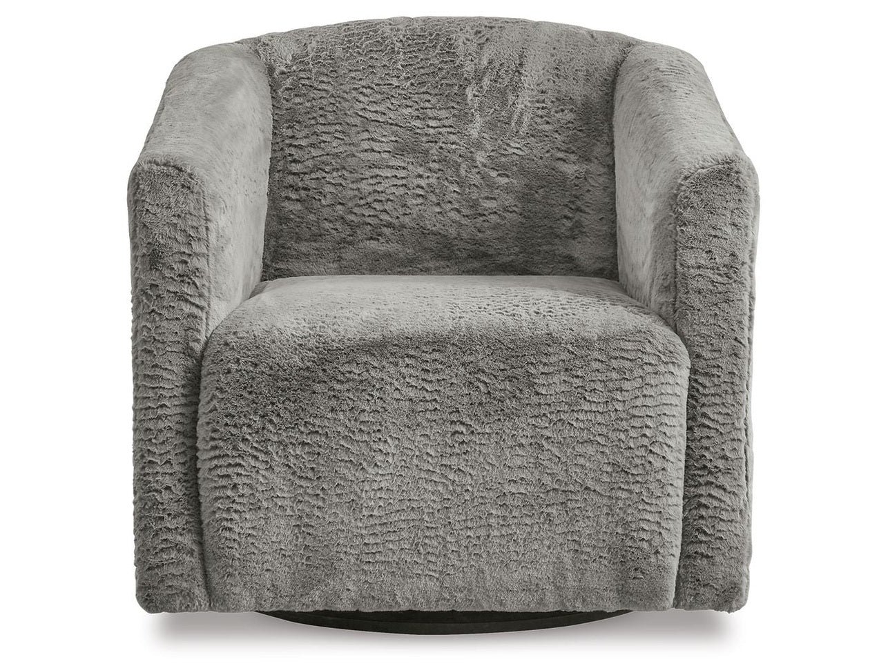 Bramner - Swivel Accent Chair - Charcoal