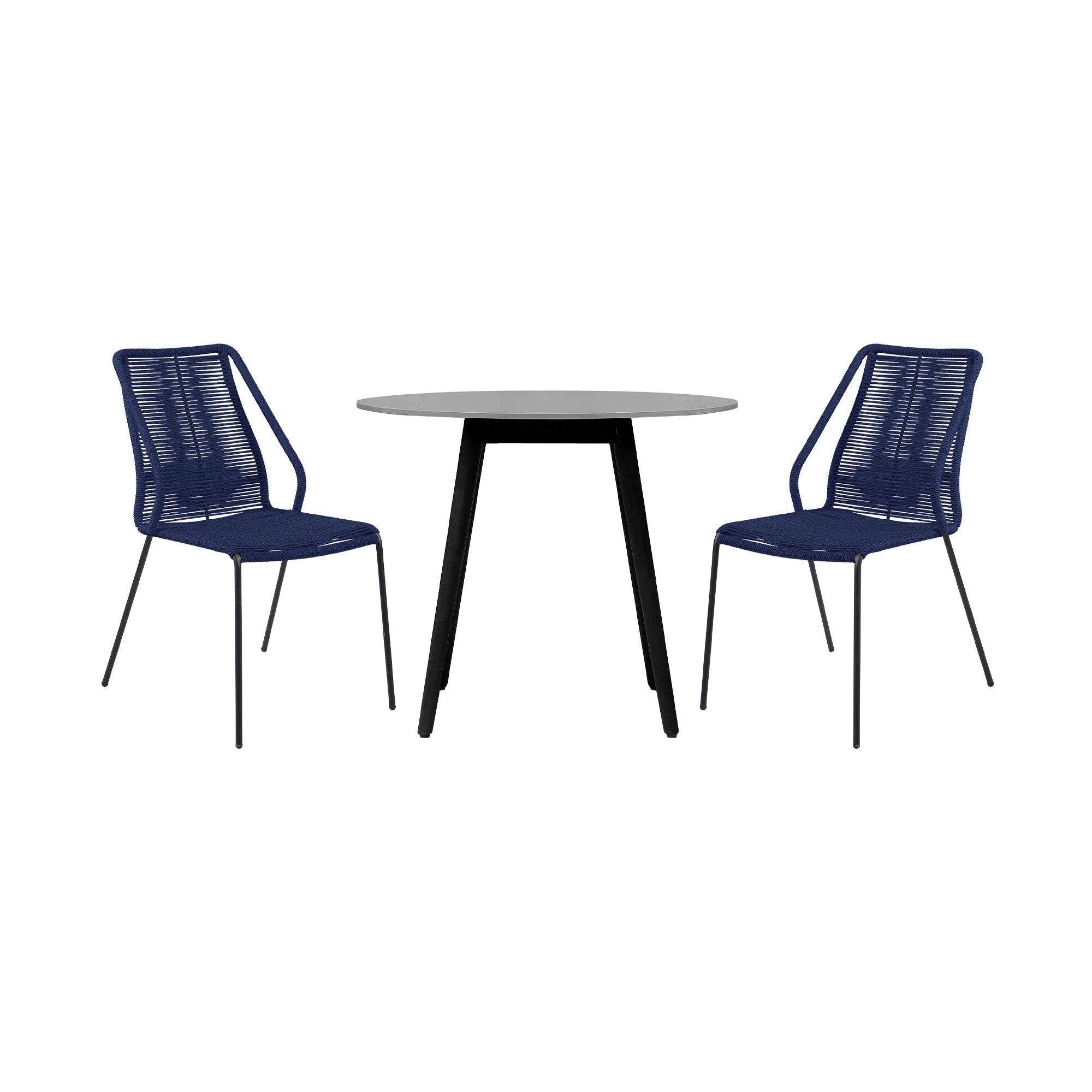 Kylie And Clip - 3 Piece Outdoor Patio Dining Set
