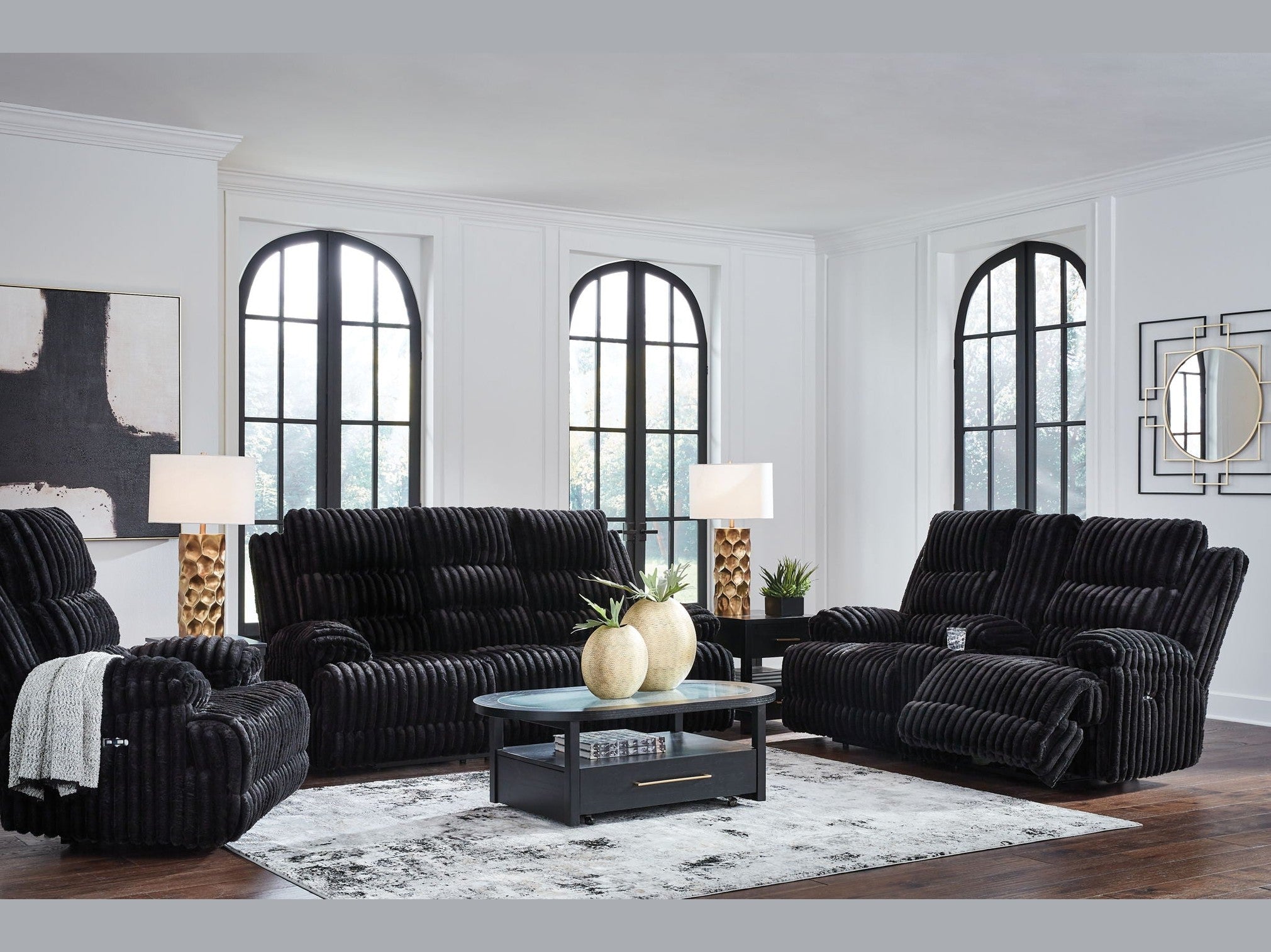 Technique - Reclining Power Sofa Set