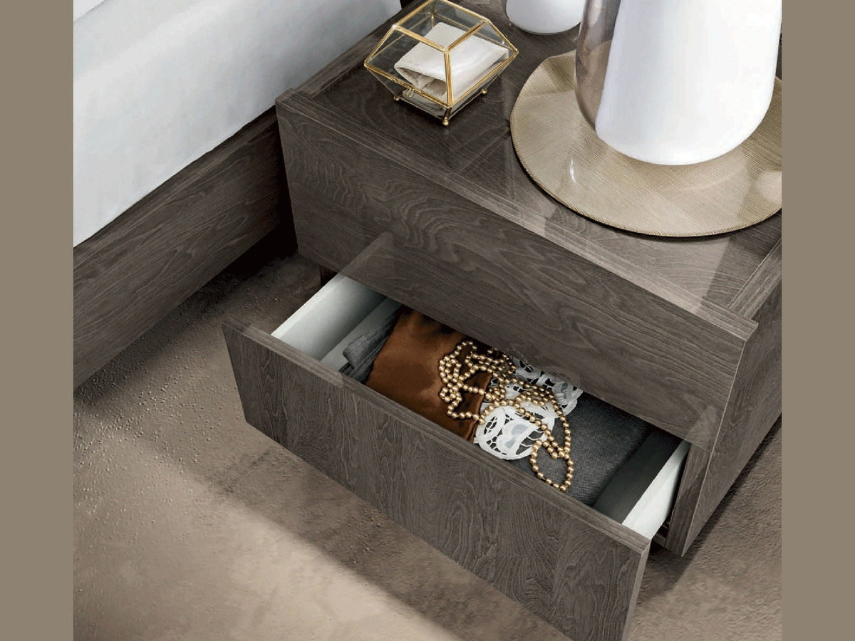 Tekno - Nightstand - Dark Brown