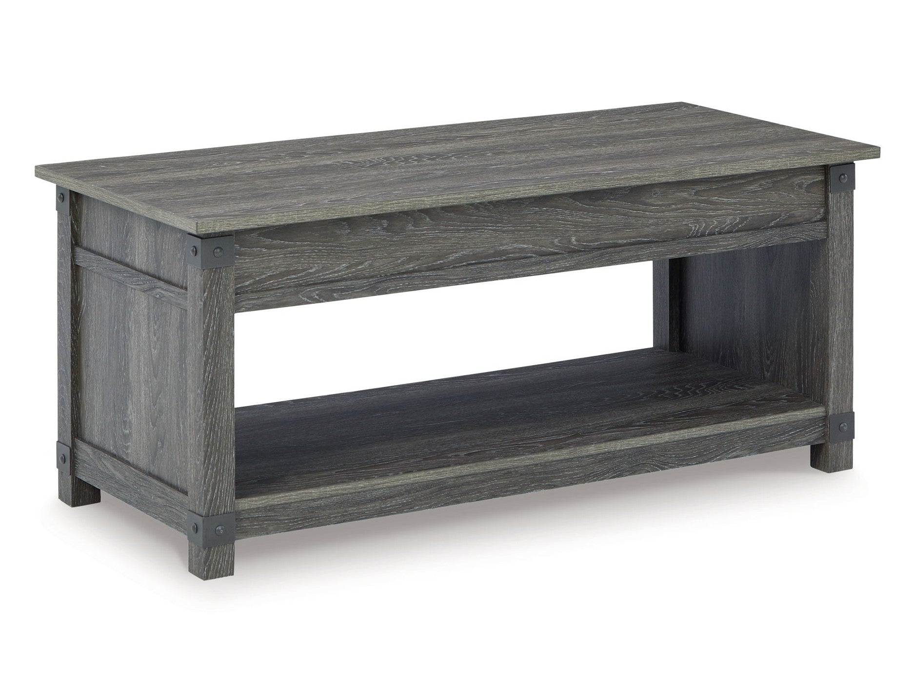 Freedan - 3 Pc. - Coffee Table, 2 End Tables - Grayish Brown