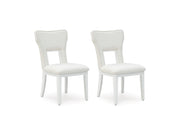 Chalanna - Dining Upholstered Side Chair (Set of 2) - White