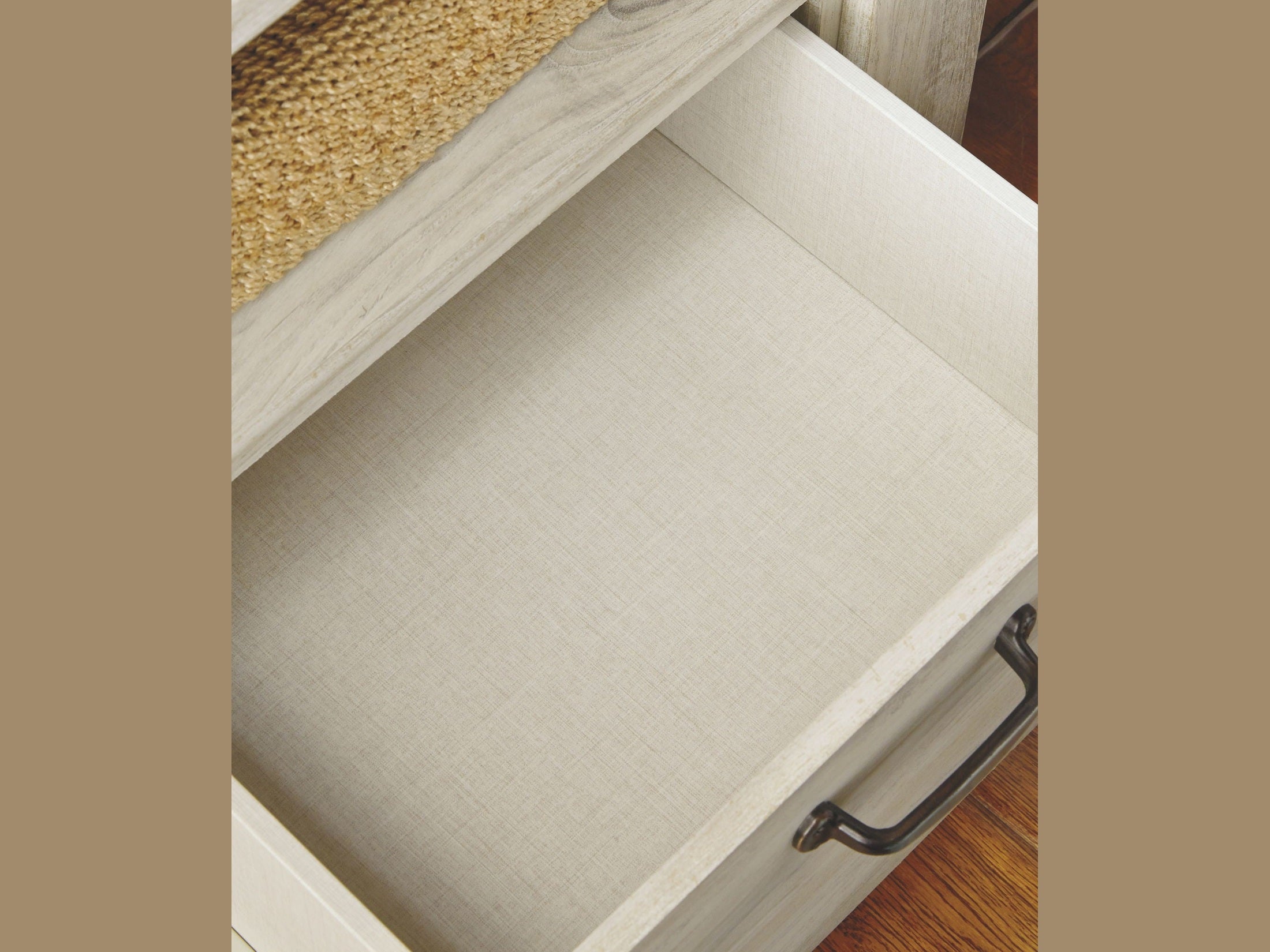 Bellaby - Five Drawer Chest - Whitewash