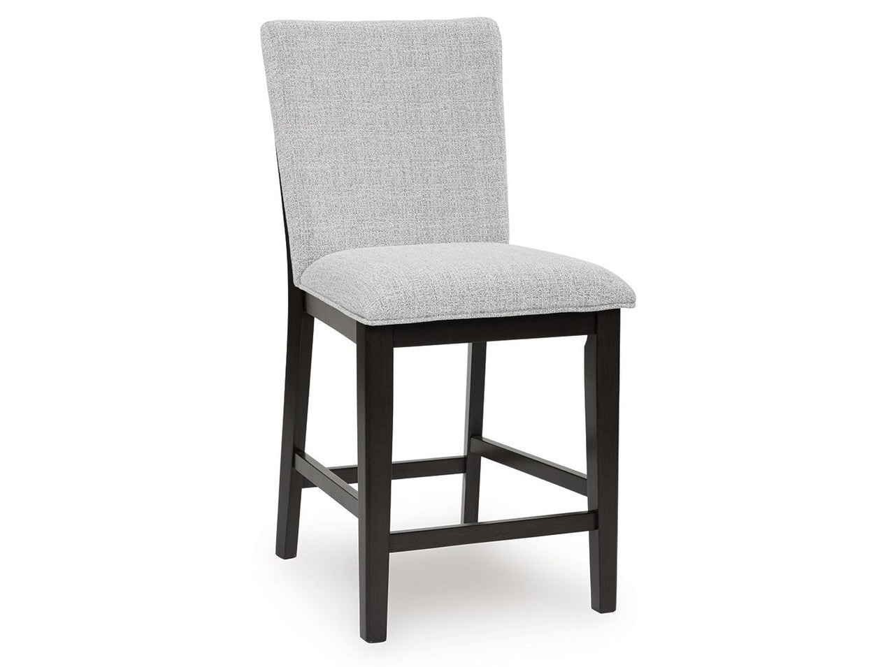 Neymorton - Upholstered Barstool (Set of 2) - Dark Grayish Brown