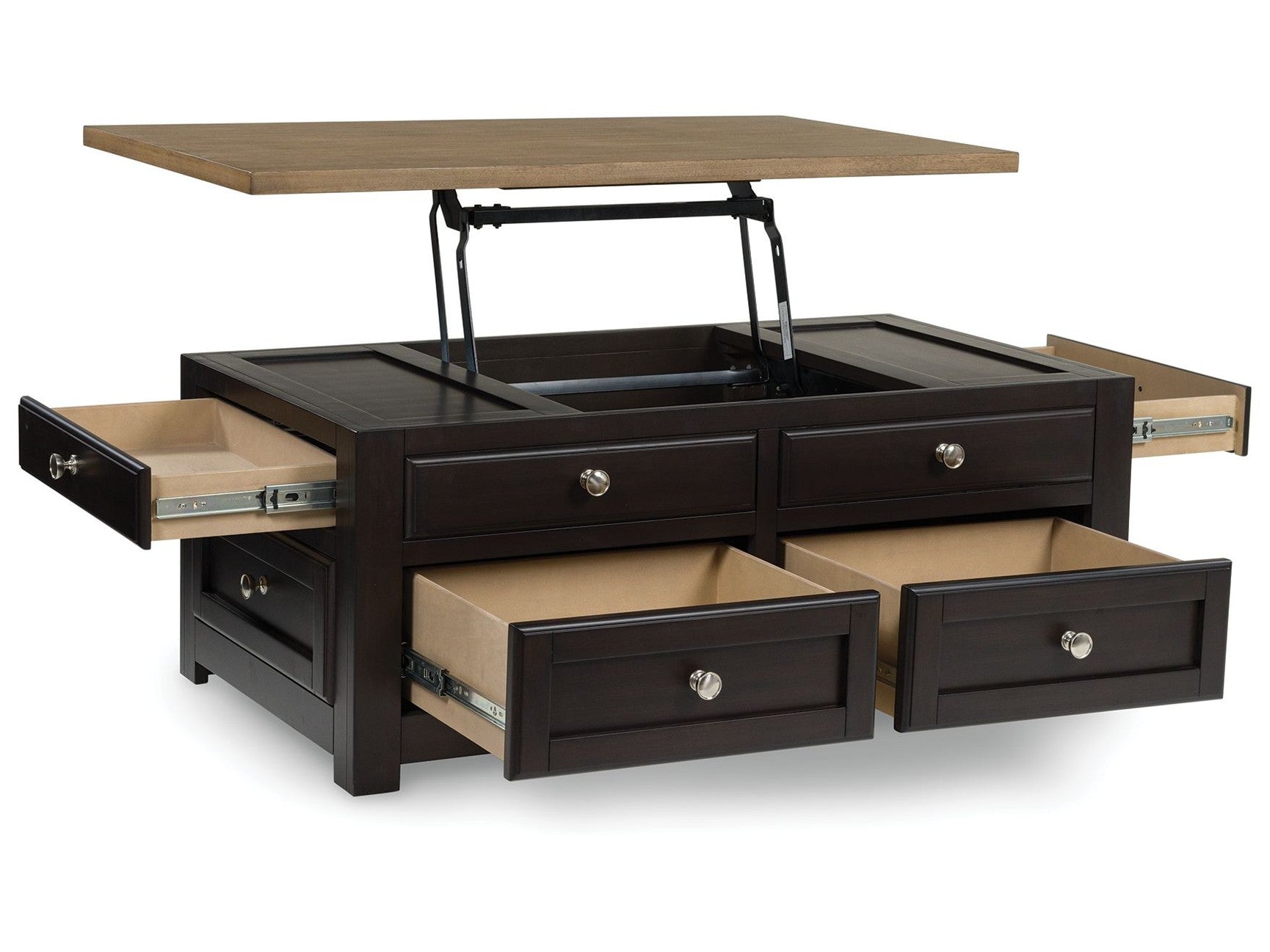 Drazmine - Lift Top Cocktail Table - Brown