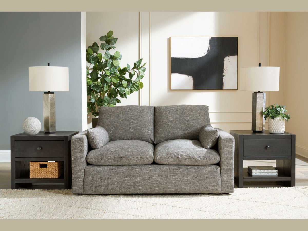 Dramatic - Loveseat - Granite