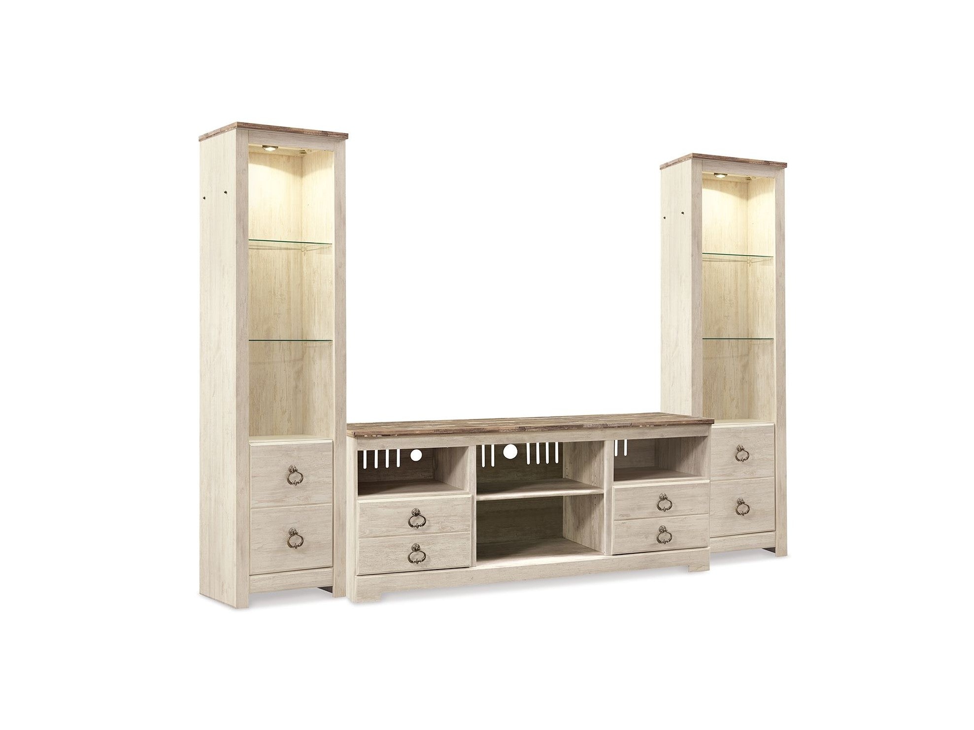 Willowton - Entertainment Center With Fireplace Option