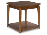 Trenmour - Square End Table - Medium Brown