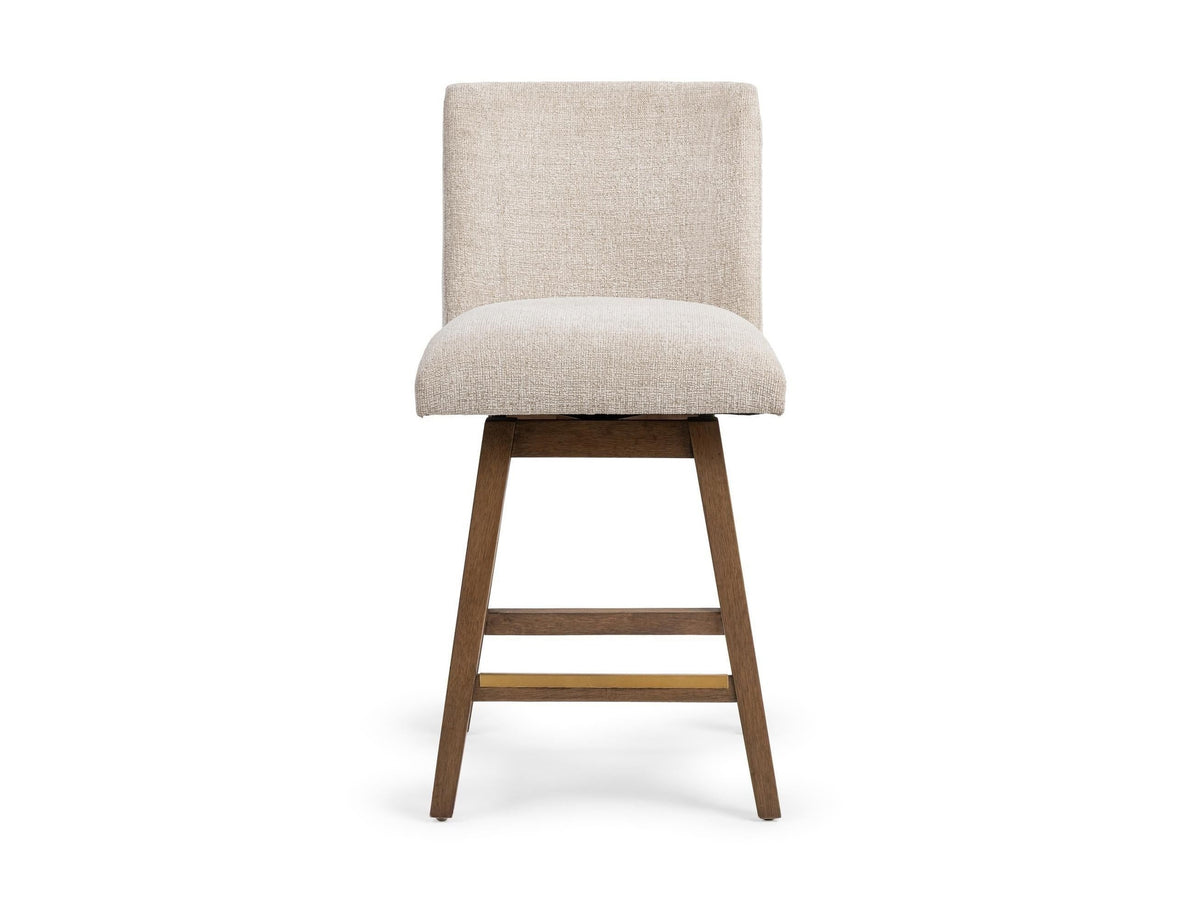 Ava - Swivel Counter Stool - Vanilla Oat