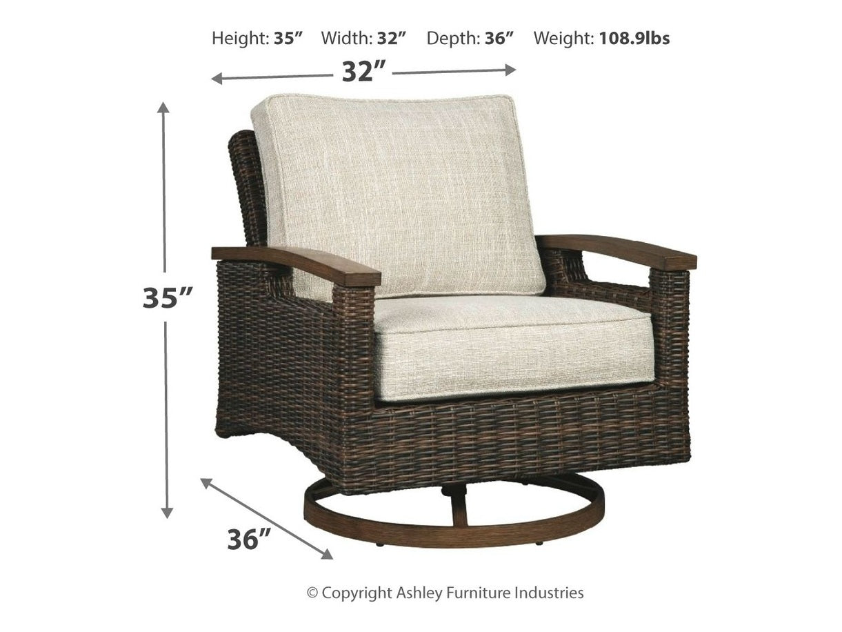Paradise Trail - 3 Pc. - Lounge Set - Medium Brown