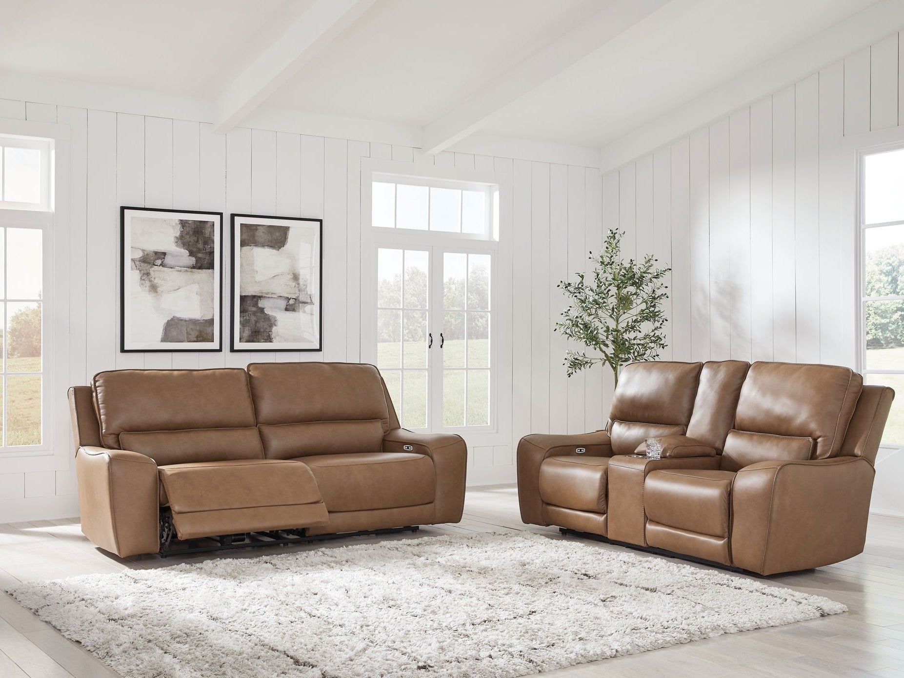 Silverbrooke - Power Reclining Sofa Set