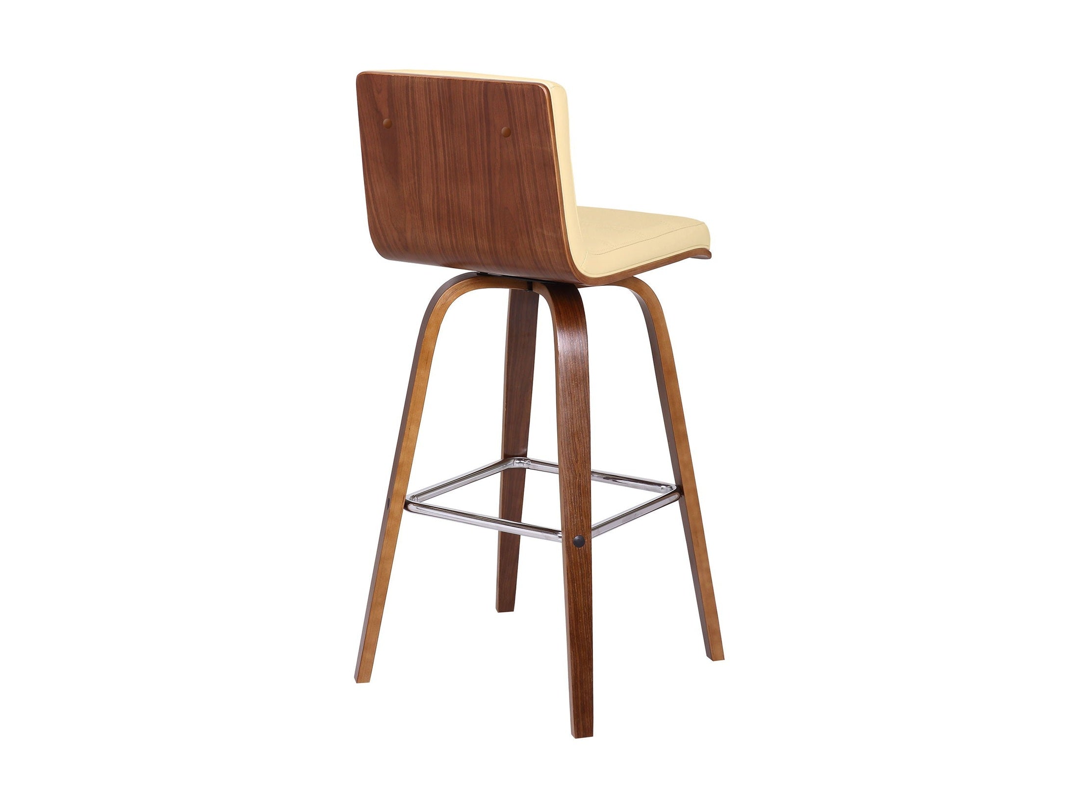 Vienna - 30" Swivel Bar Stool - Walnut Wood