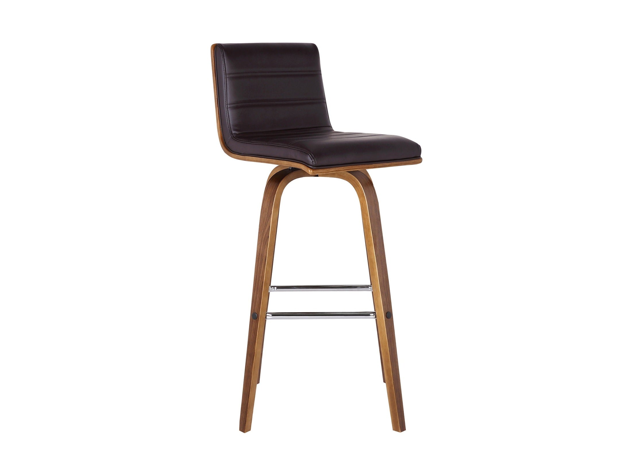 Vienna - 30" Swivel Bar Stool - Walnut Wood