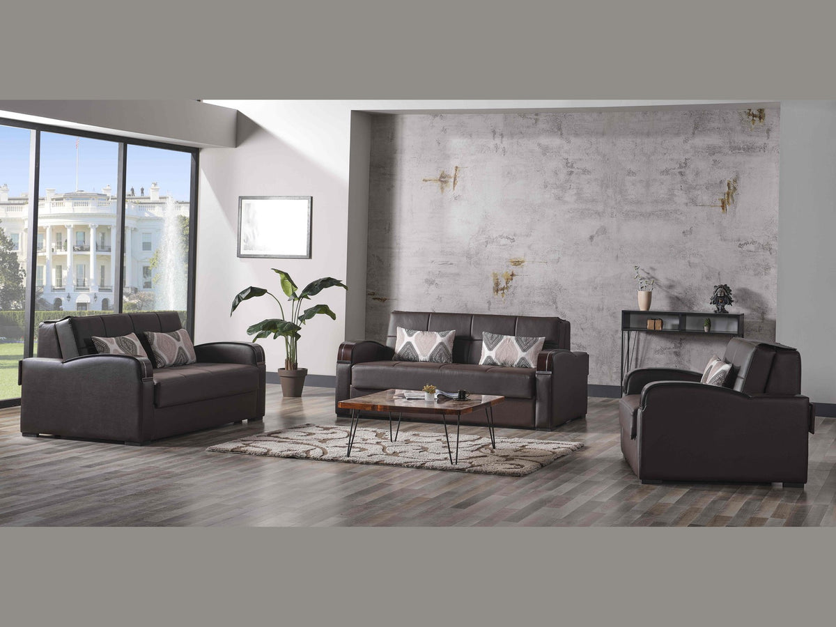 Ottomanson Sleep Plus - Upholstered Convertible Sofabed With Storage