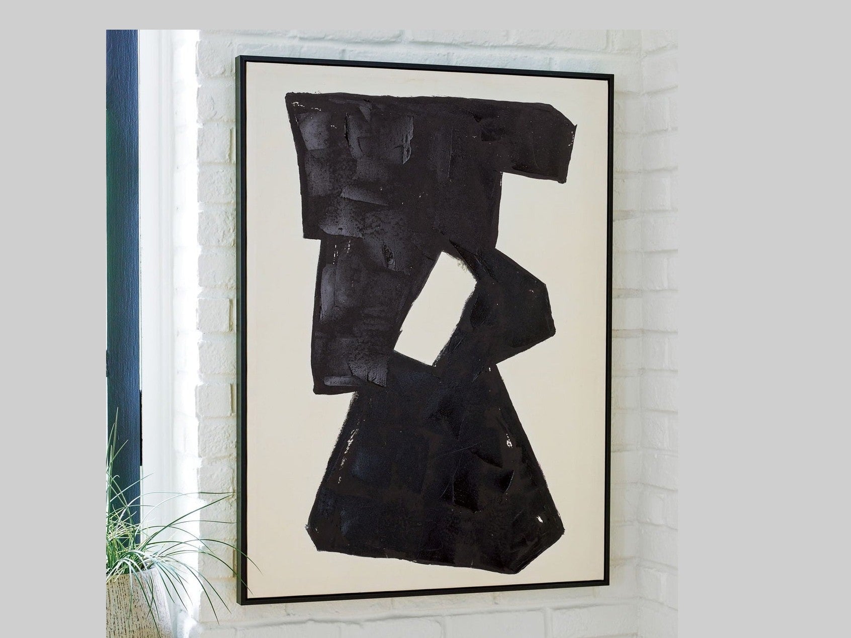 Garviery - Wall Art - Black / Cream