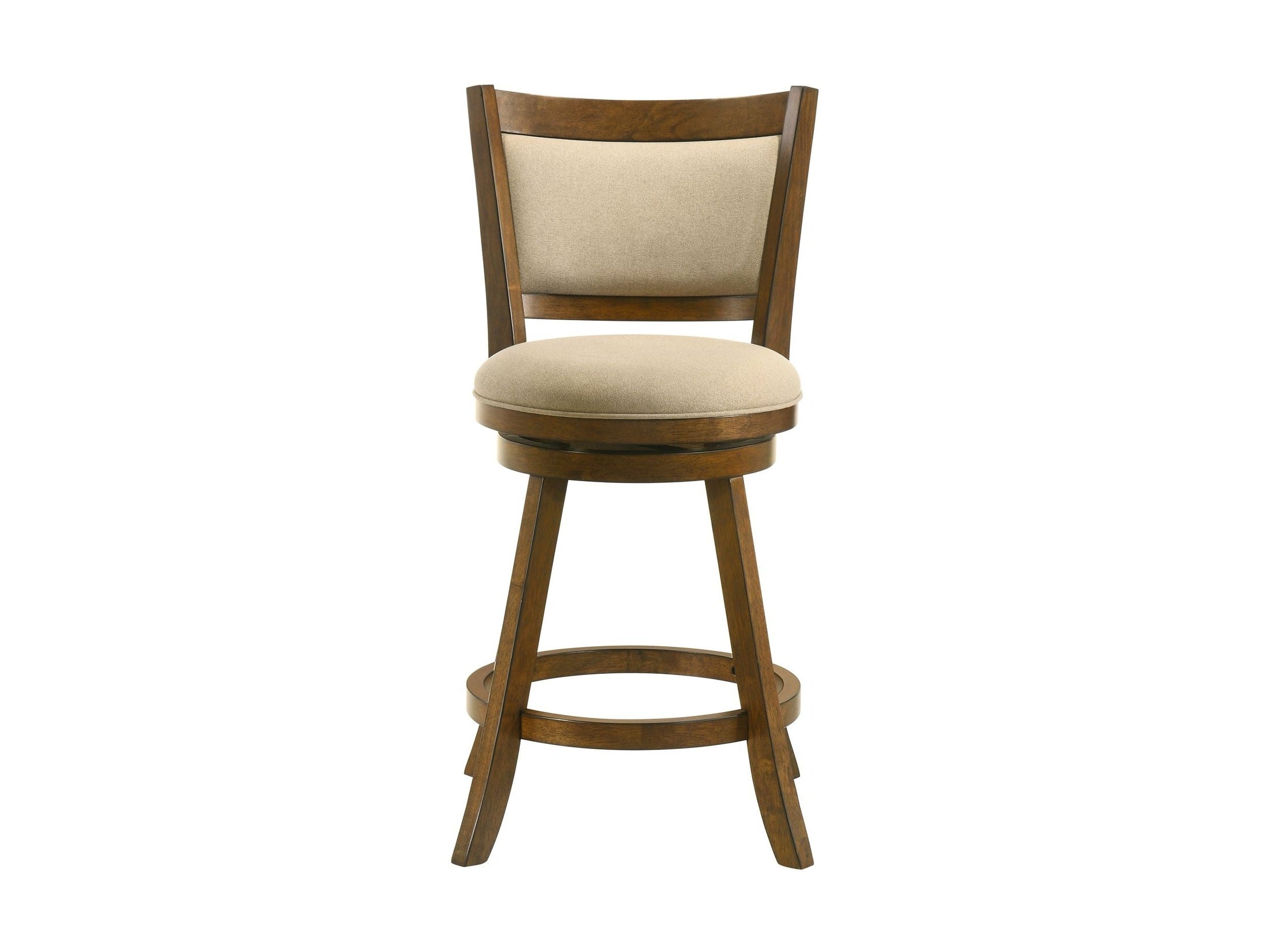 Aiden - Modern Farmhouse Swivel Wood Counter Height Kitchen Bar Stool