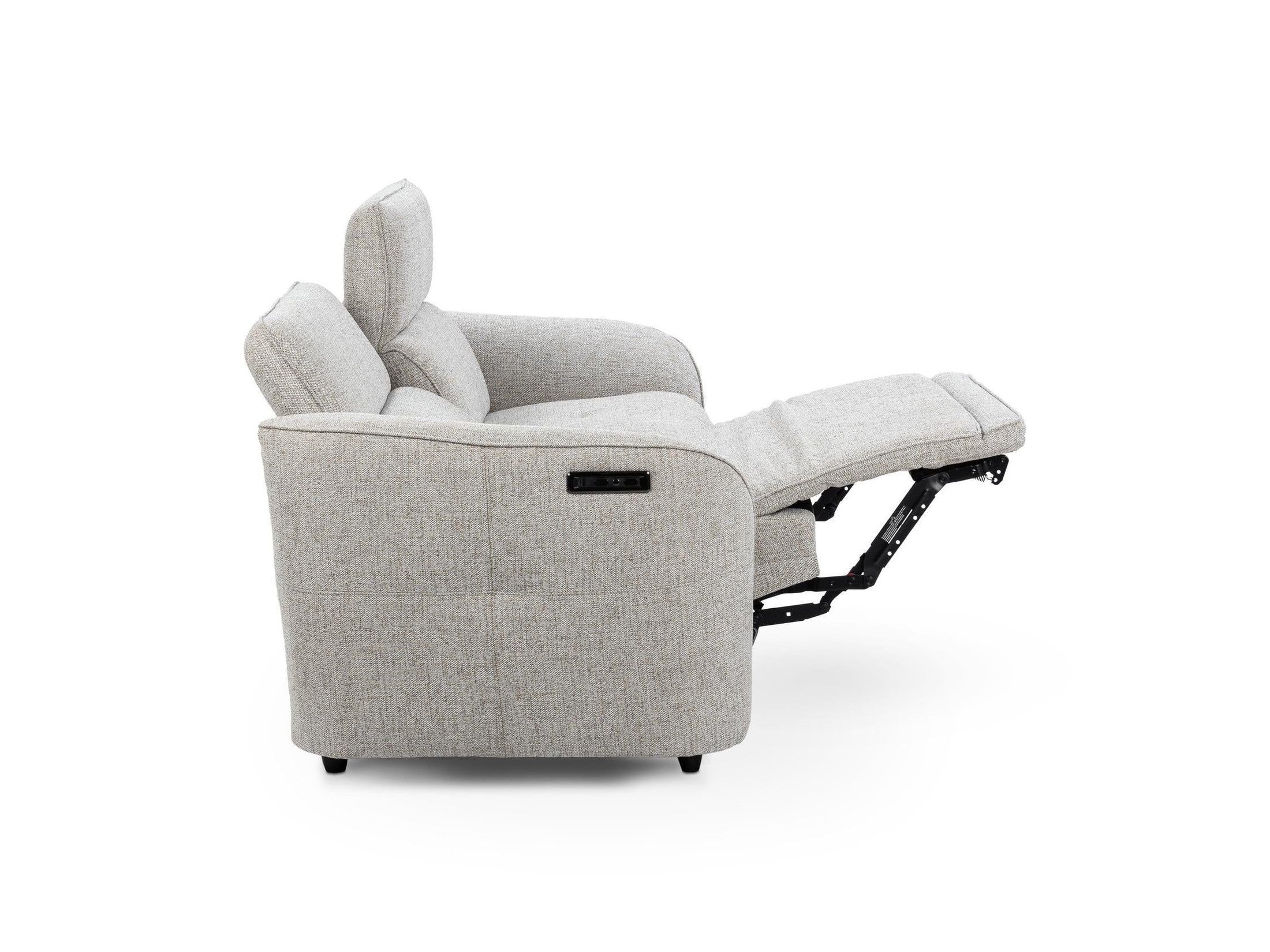 Ostend - Upholstered Power Recliner Sofa - Gray